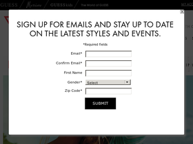 guess clothing promo code